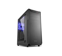 SHARKOON - Case PC VS7 Window Middle Tower Mini-ITX Micro-ATX ATX 2 Porte USB 3.0 Colore Nero (Finestrato)