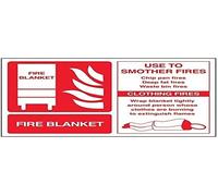 vsafety 11020 ar-s coperta ID cartello estintore, vinile autoadesivo, orizzontale, 200 mm x 150 mm