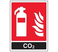 Vsafety 11030 an-s CO2 ID "Sign, ritratto, 150 mm x 200 mm (confezione da 3)