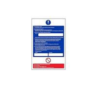 VSafety 12022AU-R'Nursing First Action - Day/Night Staff, 200 mm x 300 mm (confezione da 3)