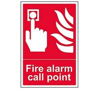 Vsafety 13001 au-s Sign "Fire Alarm Call Point, ritratto, 200 mm x 300 mm (confezione da 3)