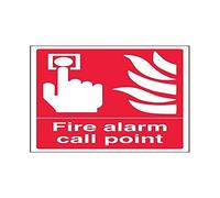 Vsafety 17022 ax-r2 Fire Assembly Point Arrow Right, Fire Assembly Point Sign, 300 x 100 mm, 2 mm, in plastica