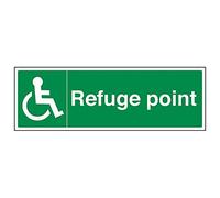VSafety 17063BJ-R'Refuge Point' Segnale, orizzontale, 450 mm x 150 mm (confezione da 3)
