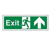 vsafety 21001 ax-r freccia a condizioni di sicurezza EXIT Sign, 1 mm in plastica rigida, paesaggio, 300 mm x 100 mm