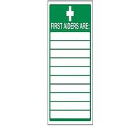 vsafety 31008 AN-R "Reali primo soccorso" Generale, Plastica rigida, verticale, 150 mm x 200 mm, colore: verde