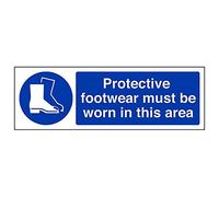 Vsafety 41091 ax-r di calzature indossata in questo settore "Sign, 300 mm x 100 mm (confezione da 3)