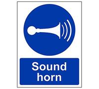VSafety 43010AN-R'Sound Your Horn' - Segnale verticale, 150 x 200 mm, confezione da 3