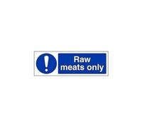 Vsafety 44044 ax-s "carne cruda solo segno, paesaggio, 300 mm x 100 mm (confezione da 3)
