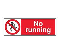 VSafety 53007BJ-S'No Running', cartello orizzontale, 450 mm x 150 mm (confezione da 3)