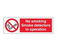 VSafety 57007BJ-S'No Smoking Detectors In Operation' Segnali, 450 mm x 150 mm (confezione da 3)