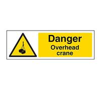 VSafety 67082AX-R'Danger - Segnale per gru a ponte orizzontale, 300 x 100 mm, confezione da 3
