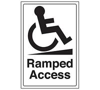 VSafety 72009AU-S'Ramped Access' Segnaletica verticale, 200 mm x 300 mm (confezione da 3)
