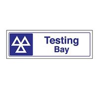 VSafety 78006AX-R'Testing Bay' Segnale Paesaggio, 300 mm x 100 mm (confezione da 3)