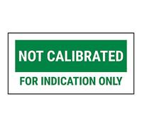 VSafety - Adesivo non calibrato solo per indicato, 51 x 25 mm, confezione da 250 pezzi