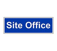 VSafety, cartello con scritta "Site Office", orizzontale, confezione da 3, 450mm x 150mm, 3