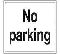 VSafety No Parking Parking Sign - orizzontale - 300 mm x 200 mm - vinile autoadesivo