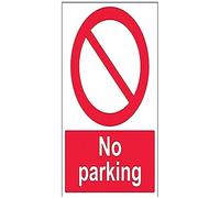 VSafety No Parking Sign - Cartello verticale - 300 mm x 400 mm - 1 mm in plastica rigida