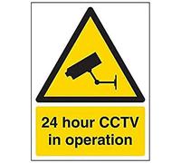 VSafety Security Notice, Cctv In Operation Sign - Ritratto - 150 mm x 200 mm - 2 mm in plastica rigida
