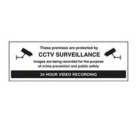 VSafety, segnale "CCTV Surveillance/Images Being Recorded", confezione da 3, 450mm x 150mm, 3