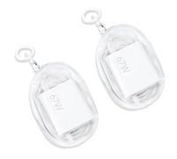 VSAGIER Borsa portaoggetti in PVC per organizzare cavi dati, caricabatterie, auricolari, auricolari, chiavi, cambio, chip della fotocamera, custodia trasparente portatile, scatola portaoggetti