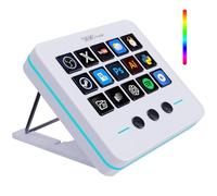 VSDINSIDE Tastiera macro, tastiera di scelta rapida per streaming di mazzi e mazzi di mazzo, 18 tasti programmabili, tastierino AI visivo personalizzabile per tastiera USB OBS, YouTube