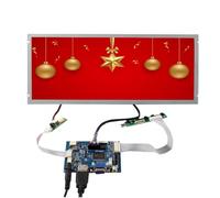 VSDISPLAY 12.3 "1280x480 LQ123K3LG01 TFT LCD Screen e VGA 2AV LVDS Controller Board VS-TY2662-V1