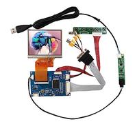 VSDISPLAY 3.5 "640X480 400nit IPS LCD Resisitive Touch Sensor Screen con VGA AV Controller Board 54pins