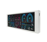 VSDISPLAY 6,86" schermo LCD Temp del PC del monitor 1280x480 della cassa del PC, bianco