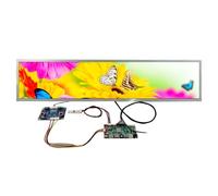 VSDISPLAY 71,1 cm 28 Zoll 1920 x 360 DV280FBM-NB2 51-polig 700nit Hohe Helligkeit IPS LCD Bildschirm und-USB-SD-Karte LVDs Treiberplatine,Multimedia-Unterstützung MP4