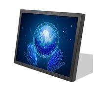 VSDISPLAY Monitor industriale, 19 pollici 1280x1024 1000nit TFT LCD schermo, VGA DVI Video Input, guscio metallico con staffe