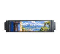 VSDISPLAY Monitor LCD portatile IPS da 9,1 pollici 462x1920 400 nit, nero, a barra allungata, per display CPU GPU per case PC D32 fai da te, per schermo secondario