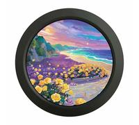 VSDISPLAY Monitor LCD rotondo nero da 3,4 pollici | 800 x 800 330 nits pannello di visualizzazione circolare | per Smart Display,H-MI,ecc.