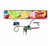 VSDISPLAY Schermo LCD da 24" 1920x360 DV240FBM-NB0 30pin IPS con barra allungata e scheda controller USB LVD, supporto immagine rotazione di 180 gradi