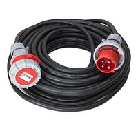 VSDITALIA - Prolunga Elettrica Trifase Industriale Professionale 30 Metri - Spina e Presa CEE trifase 4 Poli 16A, Cavo 4G2.5 - Protezione IP67 - Cavo con Rivestimento in Neoprene Antirottura h07rn-f