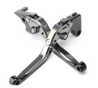 VSESTCDPB Moto Accessori per Moto per Royal Enfield 650 per Interceptor Leve Freno E Frizione Regolabili Allungabili E Pieghevoli Accessori(Grigio)