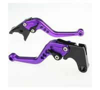 VSESTCDPB Moto Leve Freno A Tamburo Posteriori A Disco Anteriori per Moto per Piaggio Nrg MC2 MC3 DD per Fly 50 4T 4V per Liberty 125 50 Accessori(Corto Viola)