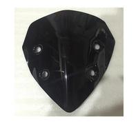 VSESTCDPB Motociclo Parabrezza Touring Parabrezza Anteriore in Vetro Shield Deflettore per Ducati per Hyperstrada 821 839 Parabrezza per Motocicletta(Nero)