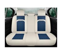 VSESTCDPB Per VW Per Jetta Per Polo 9N Berlina 6R Per Touareg Per Passat B5 B6 B8 Per Golf 7 Per Tiguan Lino Coprisedile Auto Protezioni sedili(Beige Blue Rear)