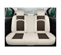 VSESTCDPB Per VW Per Jetta Per Polo 9N Berlina 6R Per Touareg Per Passat B5 B6 B8 Per Golf 7 Per Tiguan Lino Coprisedile Auto Protezioni sedili(Beige Coffee Rear)