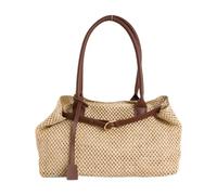 Vseutiac Borsa Donna Tote Capiente Handbag Elegante Da Donna Borsa Da Viaggio Fashion Semplice E in PVC Adatta a Commuting Shopping Uscite con Amici Va, Giallo