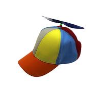 Vseutiac Cappello a da Elicottero, Cappelli Divertenti E Colorati Regolabili per Travestimenti, Cappellino da Baseball Come Regalo, Cappello a, Elica Blu per Bambini