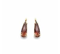 Vseutiac Ciondolo di Zircone Pendente Goccia Charm per Gioielli Rame Placcato Oro Lucentezza Raffinata Stile Classico Adatto per Creazioni Fai da Te Bracciali Collane Orecchini Regali, Rosso