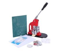 Vseutiac Macchina Compatto Completo per Piccoli Laboratori, Eventi, Bottoni 32