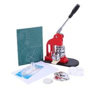Vseutiac Macchina Compatto Completo per Piccoli Laboratori, Eventi, CreaBottoni 58
