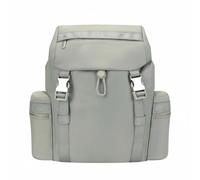 Vseutiac Zaino Unisex Rucksack Compatto Ma Capiente con Supporto Ergonomico Ripartizione Peso Ottimale Materiale Nylon Adatto per Passeggiate Ufficio E Viaggi, Grigio, Grigio Lino