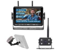 VSG 24 7" Element Wired PRO HD - Sistema di retromarcia radio per camper e camion, telecamera posteriore senza fili + monitor fai da te 12 V-24 V, fotocamera digitale per auto, specchietto retrovisore