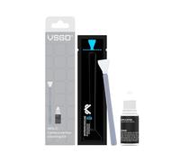 VSGO Kit di pulizia per sensore APS-C, 6 tamponi per sensore e detergente per sensore da 10ml per pulizia fotocamera DSLR Nikon Sony Canon