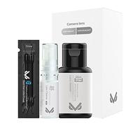 VSGO Kit per la pulizia dell'obiettivo della fotocamera, liquido detergente per lenti, tampone di cotone senza polvere e flacone erogatore incluso, compatibile con fotocamere, obiettivi e altri
