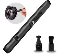Vsgo V-P01e - Penna professionale per la pulizia delle lenti a doppia estremità con spazzola morbida e nano carbonio ottico compatibile per la pulizia delle lenti della fotocamera