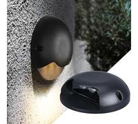 VSHENG Bassa Tensione Faretti da Pavimento, LED Luce Sotterranea Impermeabili IP65 Bagliore su Un Lato AC12/24V Faretto per Esterni Passerella Scale Luci del Paesaggio(Red,2W-AC24V)